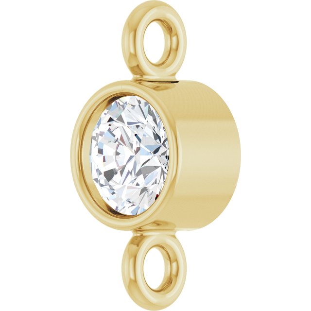 1/10 CT Natural Diamond Link, 3.8 mm x 7.8