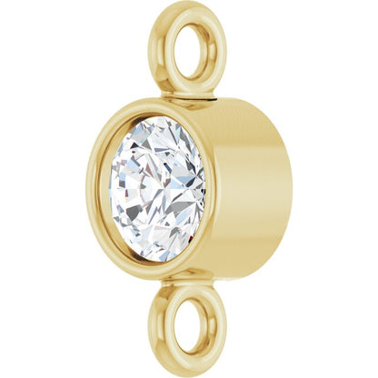 1/10 CT Natural Diamond Link, 3.8 mm x 7.8
