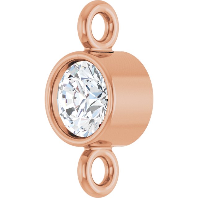1/10 CT Lab-Grown Diamond Link, 3.8 mm x 7.8 mm