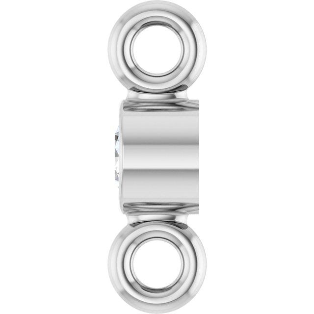 .03 CT Natural Diamond Link, 2.57 mm x 6.73