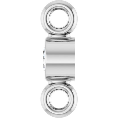 .03 CT Natural Diamond Link, 2.57 mm x 6.73