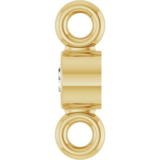 .02 CT Natural Diamond Link, 2.31 mm x 6.48