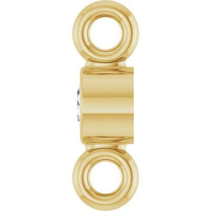 .03 CT Natural Diamond Link, 2.57 mm x 6.73
