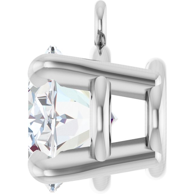 1 CT Lab-Grown Diamond 4-Prong Claw Dangle