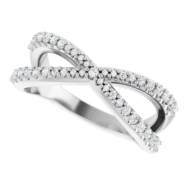 3/8 CTW Natural Diamond Contour Band, 7.71 mm