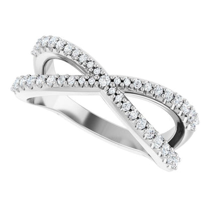 3/8 CTW Natural Diamond Contour Band, 7.71 mm