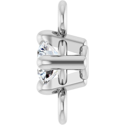.06 CT Natural Diamond Link, 3.5 mm x 6.67