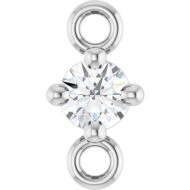 .06 CT Natural Diamond Link, 3.5 mm x 6.67