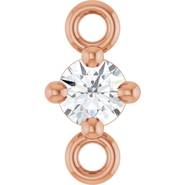 .06 CT Natural Diamond Link, 3.5 mm x 6.67