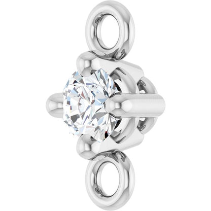 .06 CT Natural Diamond Link, 3.5 mm x 6.67