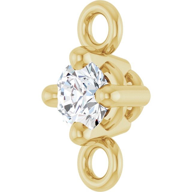 .06 CT Natural Diamond Link, 3.5 mm x 6.67