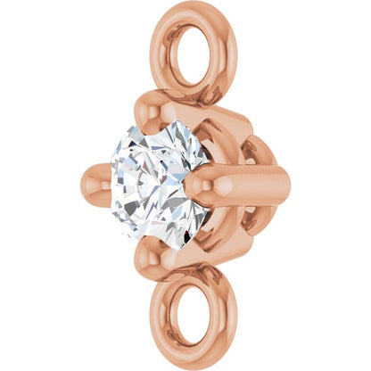 .06 CT Natural Diamond Link, 3.5 mm x 6.67