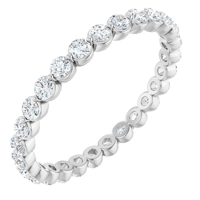 3/4 CTW Natural Diamond Eternity Band, 2.3 mm