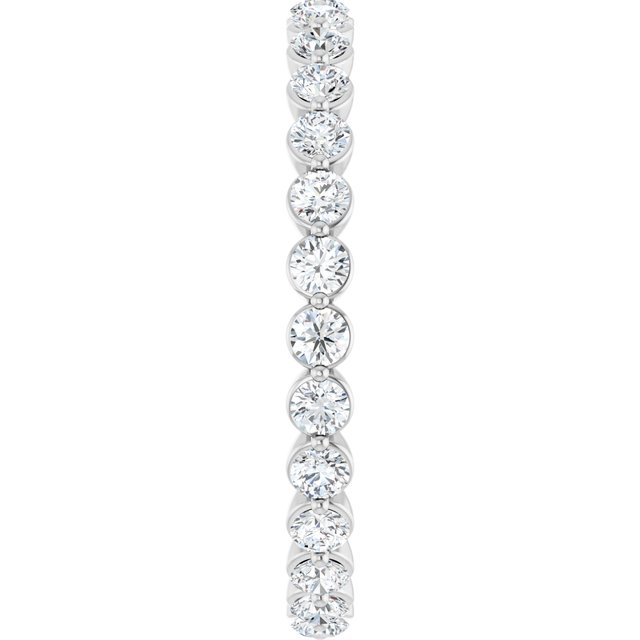 7/8 CTW Natural Diamond Eternity Band, 2.3 mm