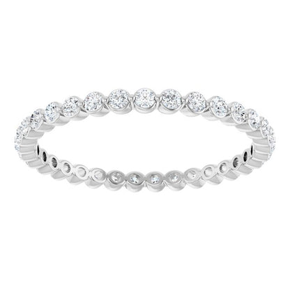 1/2 CTW Natural Diamond Eternity Band, 1.8 mm