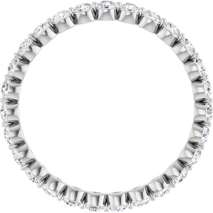 7/8 CTW Natural Diamond Eternity Band, 2.3 mm