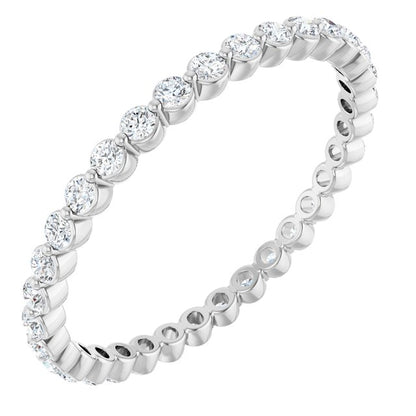 1/2 CTW Natural Diamond Eternity Band, 1.8 mm