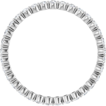 1/2 CTW Natural Diamond Eternity Band, 1.8 mm