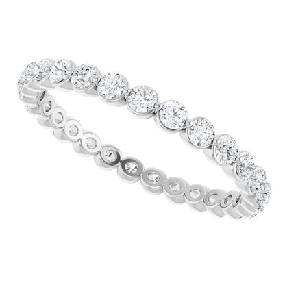 3/4 CTW Natural Diamond Eternity Band, 2.3 mm