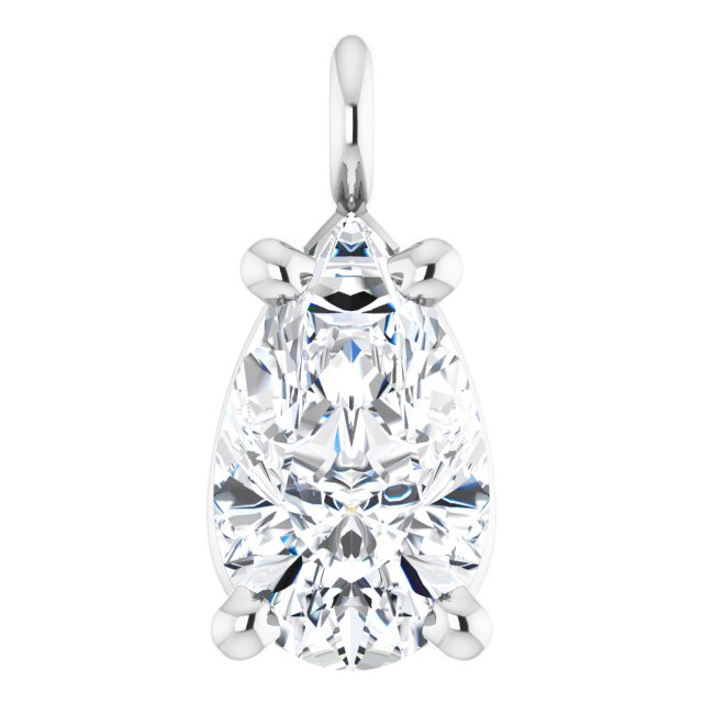 1/5 CT Natural Diamond Dangle, 3.55 mm x 7.09 mm