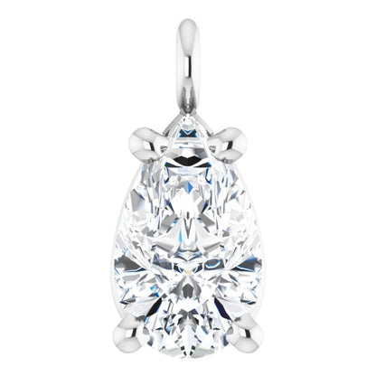 1/5 CT Natural Diamond Dangle, 3.55 mm x 7.09 mm