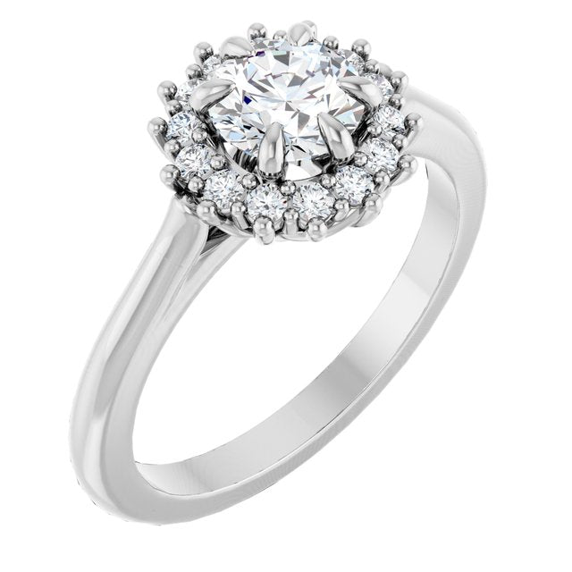.08 CTW Natural Diamond Matching Band, 6.9 mm