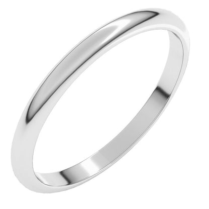 Half Round Band, 2 mm, Style 2