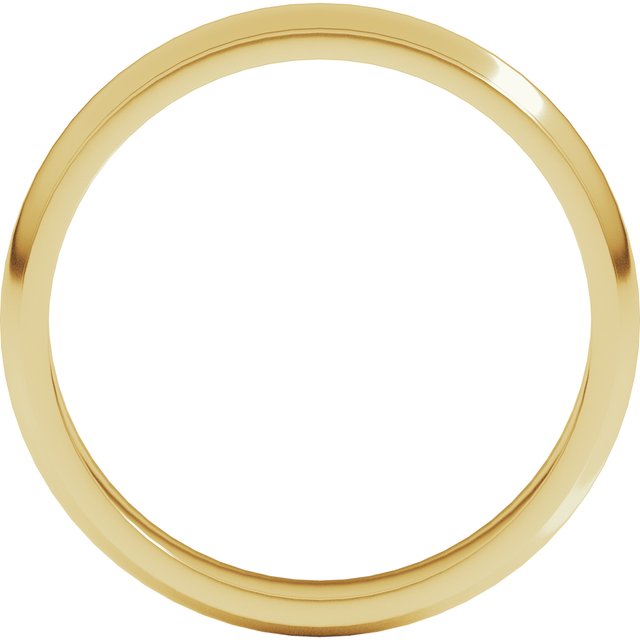 Stepped-Edge Half Round Band