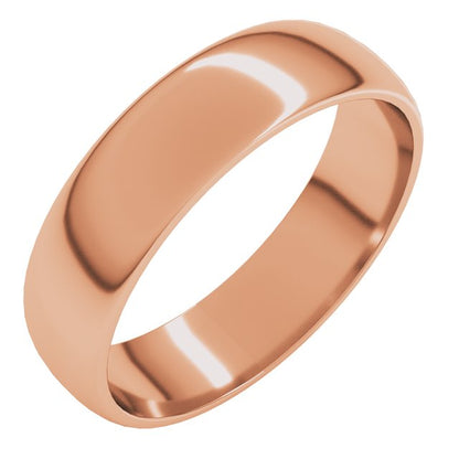 Lightweight Half Round Band