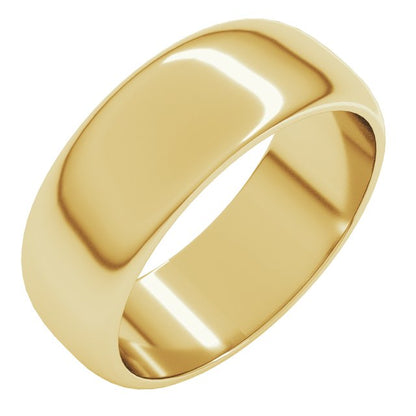 Half Round Band, 7 mm