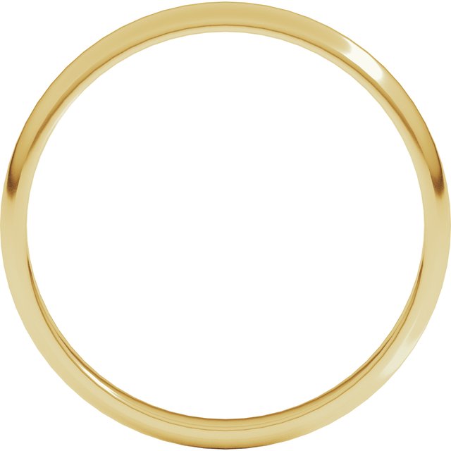 Lightweight Half Round Band, 2.5 mm
