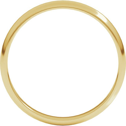 Lightweight Half Round Band, 2.5 mm