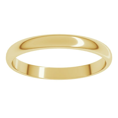 Lightweight Half Round Band, 2.5 mm