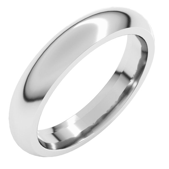 Comfort-Fit Half Round Band, 3.5 mm