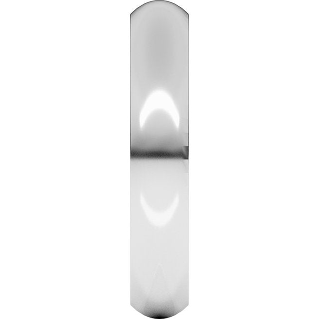 Comfort-Fit Half Round Band, 3.5 mm