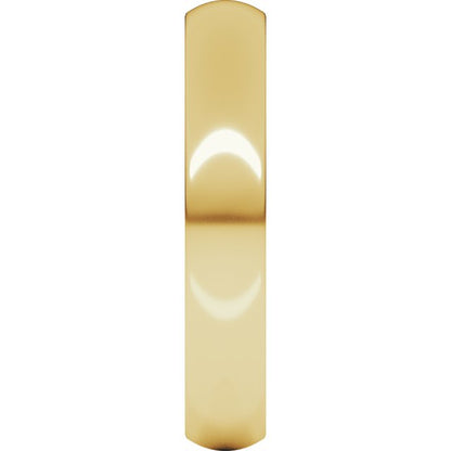 Heavyweight Comfort-Fit Half Round Band