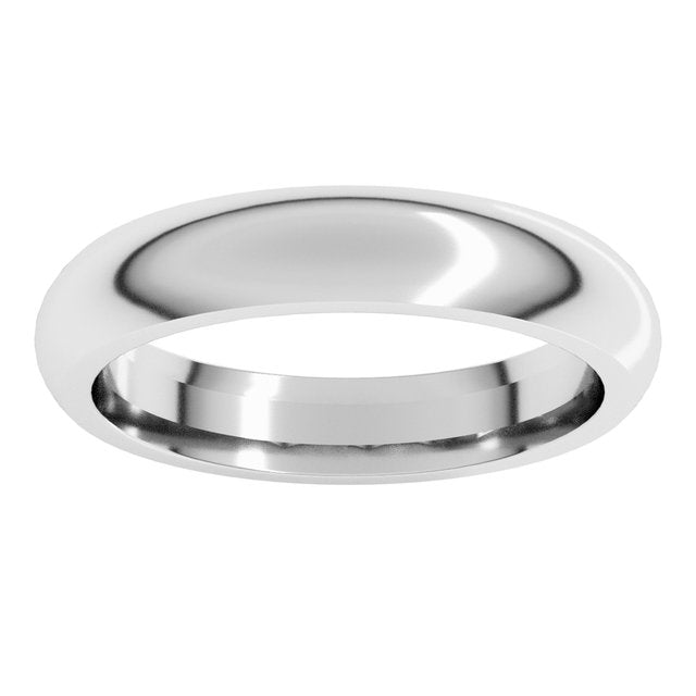 Comfort-Fit Half Round Band, 3.5 mm