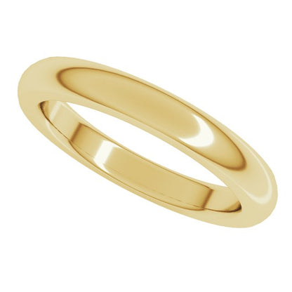 Heavyweight Comfort-Fit Half Round Band