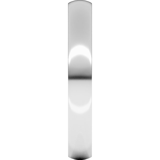 Sterling Silver Lightweight Comfort-Fit Half Round Band