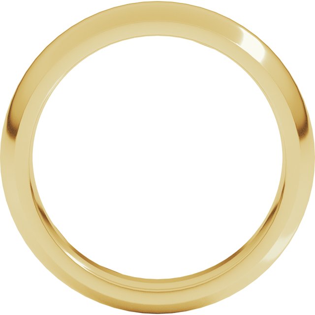 14K Yellow Gold Comfort-Fit Half Round Band