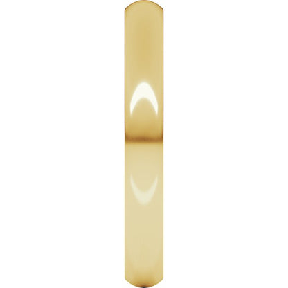 Heavyweight Comfort-Fit Half Round Band