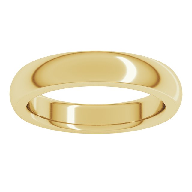 Heavyweight Comfort-Fit Half Round Band