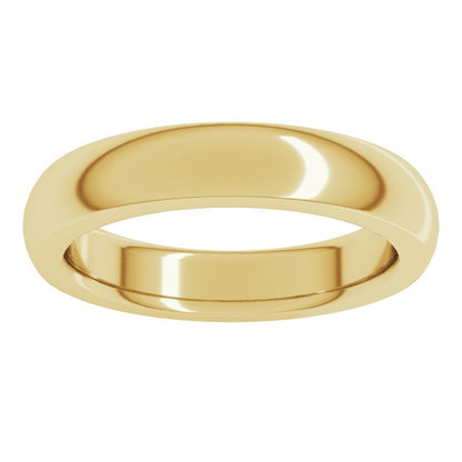 Heavyweight Comfort-Fit Half Round Band