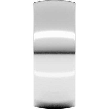 Sterling Silver Lightweight Comfort-Fit Half Round Band