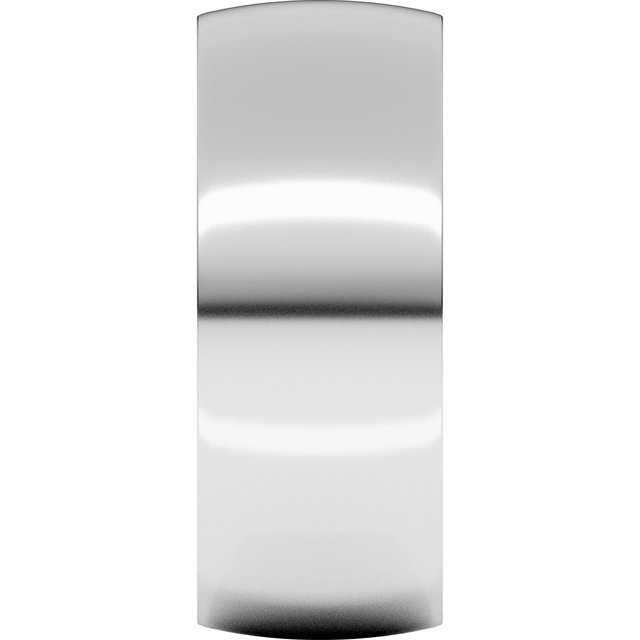 Sterling Silver Lightweight Comfort-Fit Half Round Band
