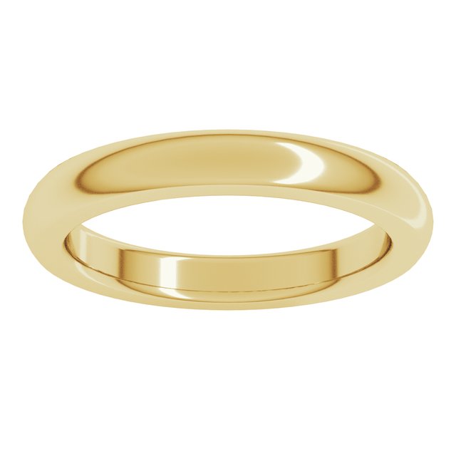 Heavyweight Comfort-Fit Half Round Band