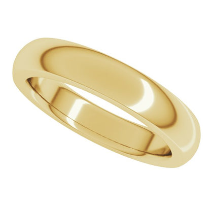 Heavyweight Comfort-Fit Half Round Band