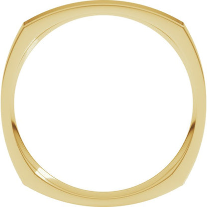 Comfort-Fit Square Band, 2.5 mm