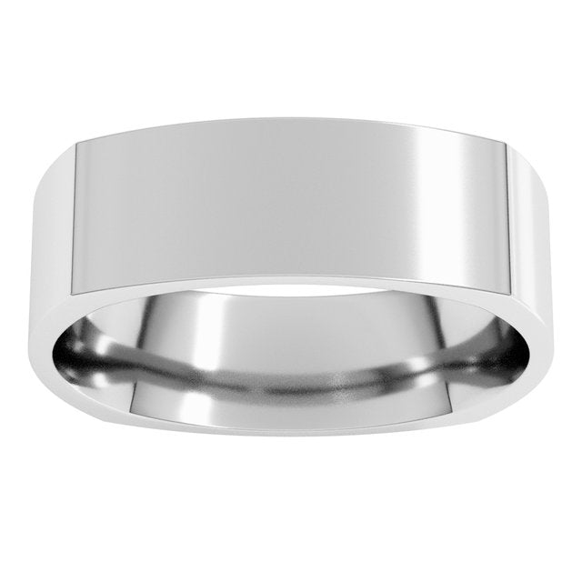 Comfort-Fit Square Band, 6 mm