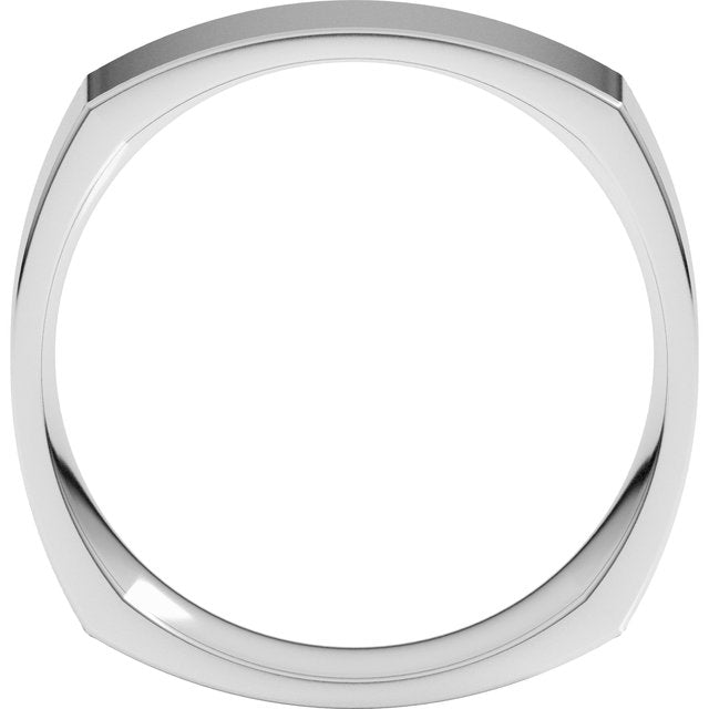 Comfort-Fit Square Band, 6 mm
